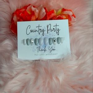 Custom press on nails size medium